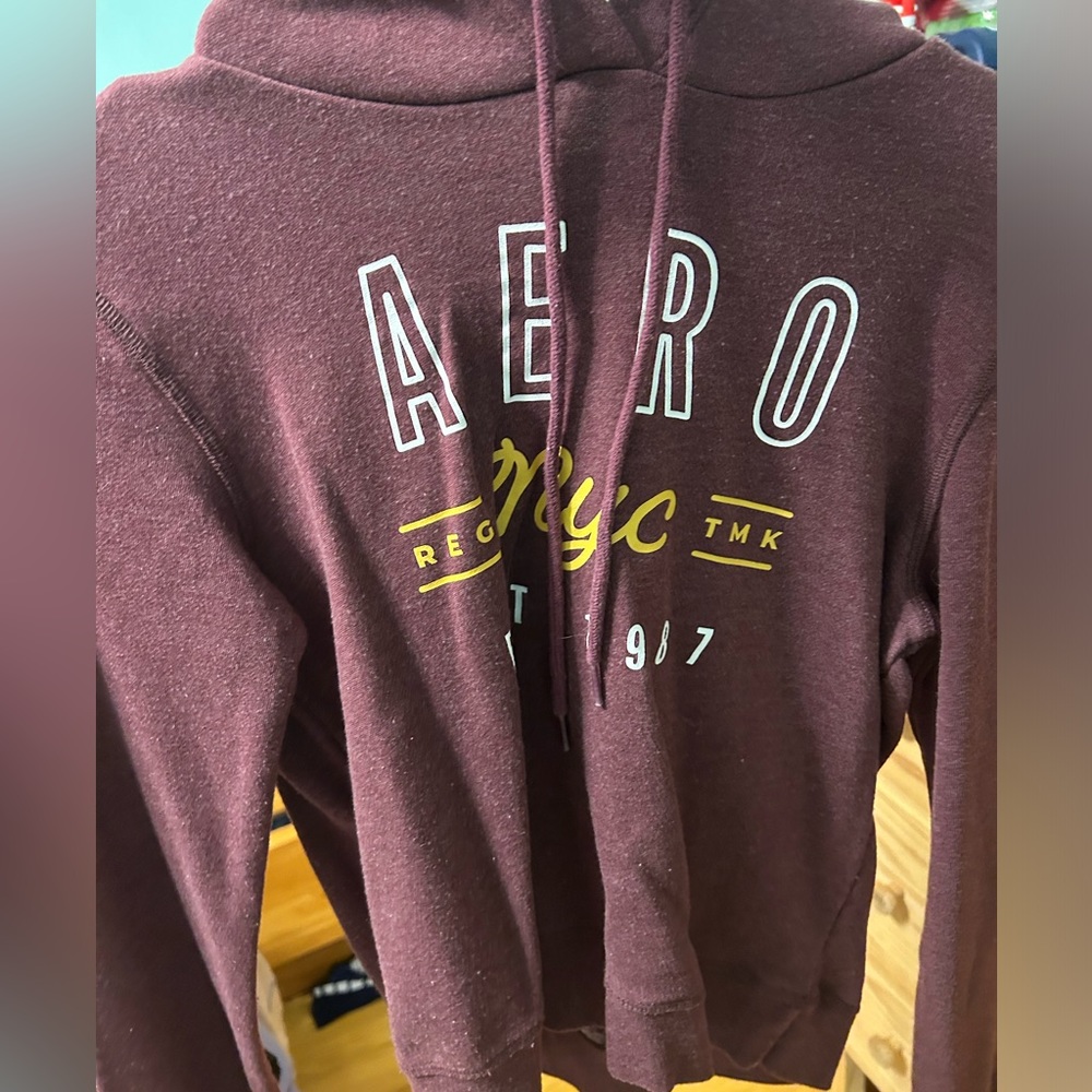 Maroon Aeropostale hoodie